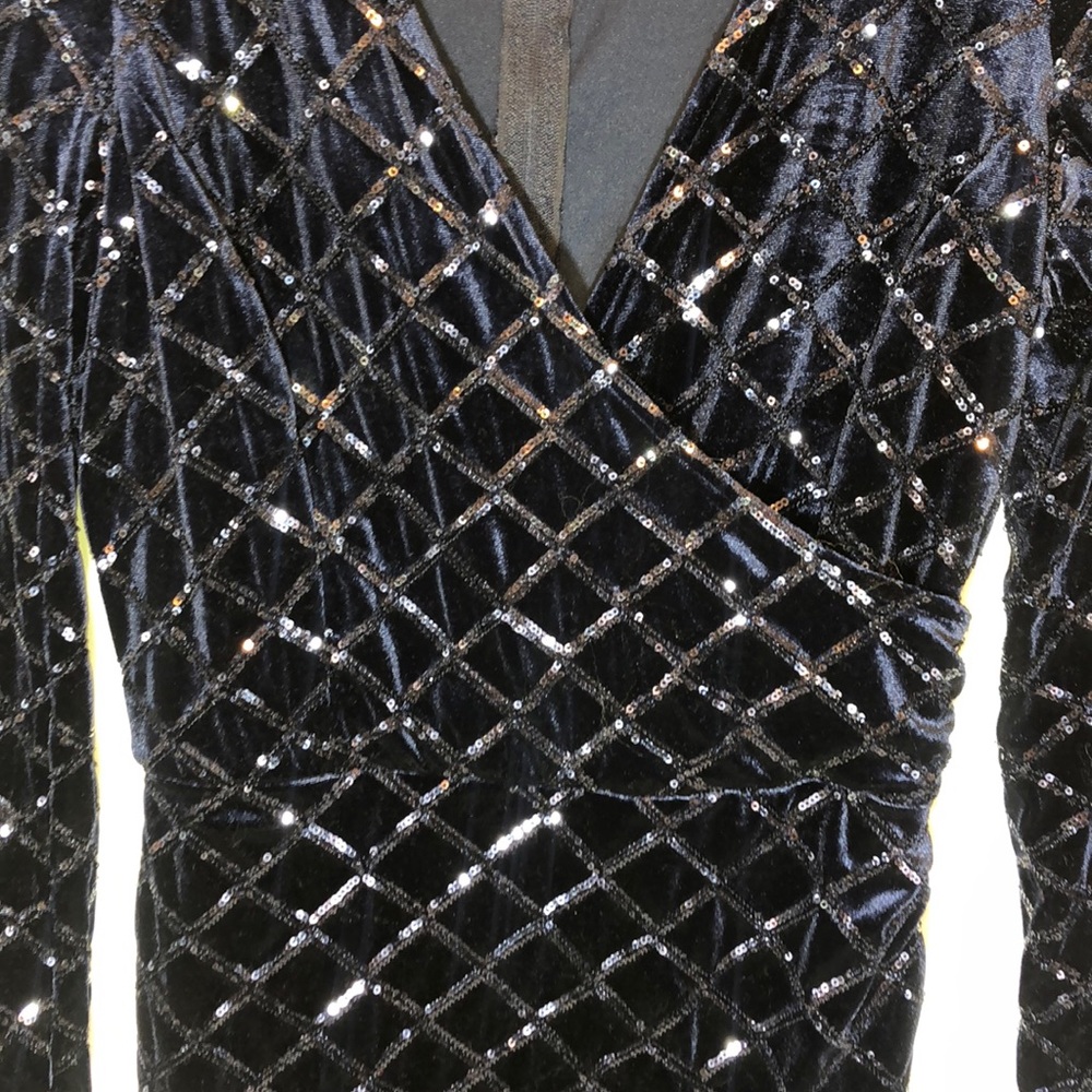 Gorgeous Velvet, Sequin Dress - Picture 5 of 8